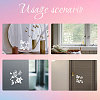 Waterproof Reflective Plastic Mirror Stickers DIY-WH0668-006-3