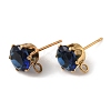 Ion Plating(IP) 304 Stainless Steel Stud Earring Findings X-STAS-M315-02G-03-2