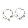 Brass Stud Earring Findings KK-Q035-08P-1