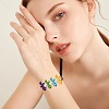 28Pcs 7 Colors Synthetic Turquoise Beads G-FS0005-94-6