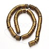 Electroplate Non-magnetic Synthetic Hematite Beads Strands G-F300-17B-03-2