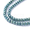 Electroplate Glass Beads Strands EGLA-K014-A-FP06-4