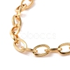 PVD Vacuum Plating 304 Stainless Steel Cable Chain Bracelet for Men Women BJEW-E031-05D-G-2