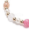 Colorful Alloy Enamel Cute Charms Bracelet BJEW-JB08661-02-6
