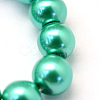 Baking Paint Pearlized Glass Pearl Round Bead Strands HY-Q003-4mm-29-3