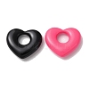 Spray Painted Alloy European Beads PALLOY-M215-02-2