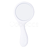 ABS Plastic Curved Handle Handheld Magnifier AJEW-L073-05-3