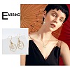200Pcs Brass Earring Hooks KK-CN0001-35-6