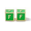 Rack Plating Brass Enamel Beads KK-B060-04G-02F-2