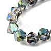 Transparent Electroplate Glass Beads Strands EGLA-I017-04-HP02-3