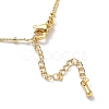 Butterfly Brass Micro Pave Cubic Zirconia Pendant Necklaces NJEW-A015-05KCG-3
