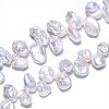 Natural Baroque Style Keshi Pearl Beads Strands PEAR-S020-R06-3
