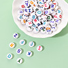 Opaque White Acrylic Beads SACR-YW0001-23-4