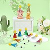 10Pcs Polyester Birthday Hat FEPA-SP0001-03-4