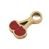 304 Stainless Steel Enamel Charms STAS-I338-01G-18-2
