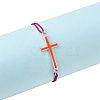 Elastic Cord Bracelet Making X-AJEW-JB00008-07-4