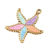304 Stainless Steel Enamel Pendants X-STAS-Z186-14G-2