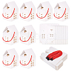 House Shaped Paper Folding Candy Tote Boxes with Hollow Window and Rope Handles CON-WH0092-17A-1