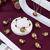 Brass Bell Pendants KKB-FH0001-01C-5
