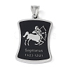 304 Stainless Steel Pendants STAS-O008-01K-1