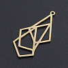 201 Stainless Steel Pendants STAS-N090-JN791-2-2
