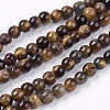 Natural Tiger Eye Round Bead Strands G-R200-6mm-1