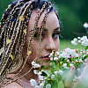Acrylic Dreadlocks Beads OHAR-AB00006-5