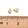 Brass Micro Pave Cubic Zirconia Pendants KK-H515-04G-3
