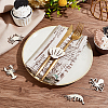 100Pcs 5 Styles Unfinished Wooden Cutouts WOOD-OC0002-87-5