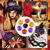 48Pcs 4 Styles Halloween Self-Adhesive Acrylic Rhinestone Stickers STIC-FG0001-06-6
