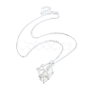 304 Stainless Steel Macrame Pouch Empty Stone Holder for Pendant Necklaces Making NJEW-JN04384-02-1