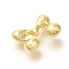 Rack Plating Brass Beads KK-S051-01G-E-2