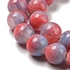 Dyed Natural White Jade Beads Strands G-F764-02D-4