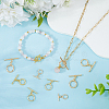 10Pcs 5 Styles Brass Toggle Clasps KK-SC0007-40-4