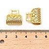 Brass Tube Bails KK-L229-013G-3
