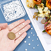 300Pcs 2 Styles 2-Hole Opaque Colours Glass Seed Beads SEED-HS0001-06B-3