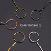 Round Copper Wire for Jewelry Making CWIR-BC0004-0.15mm-04-6
