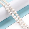 Natural Magnesite Round Bead Strands G-L358-4mm-02-2
