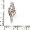 Natural Howlite Pendants G-F776-01P-15-3