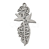 201 Stainless Steel Pendants STAS-G366-02P-02-1