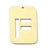 Ion Plating(IP) 304 Stainless Steel Pendants STAS-K216-49F-G-1