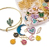 DIY Cute Charm Bangle Making Kit DIY-FS0003-60-4