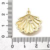 Brass Micro Pave Cubic Zirconia Pendants KK-S508-38G-3