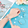 6Pcs Alloy Heat Transfer Charm Blank Cuff Bangle Making FIND-PH0024-44-3