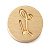 Golden Tone Brass Letter Stamps LS-KK-R005-01L-1