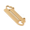 Ion Plating(IP) 304 Stainless Steel Pendants STAS-K270-38G-2