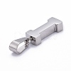Non-Tarnish 304 Stainless Steel Letter Pendants STAS-H127-I-P-2