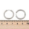 202 Stainless Steel Huggie Hoop Earrings X-EJEW-F111A-20mm-P01-5