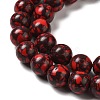 Synthetic Gemstone Dyed Beads Strands G-P507-03B-08-4