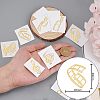 Olycraft 9Pcs 9 Styles Nickel Self-adhesive Picture Stickers DIY-OC0004-27-2